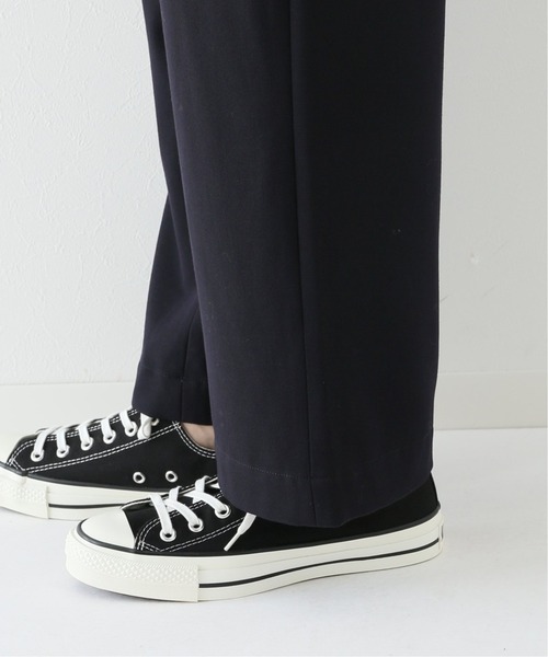 【完売品】JOURNAL STANDARD TRストレッチ　BUAUTスラックス セール】TRストレッチスーツ地 ストレート 1タック センター