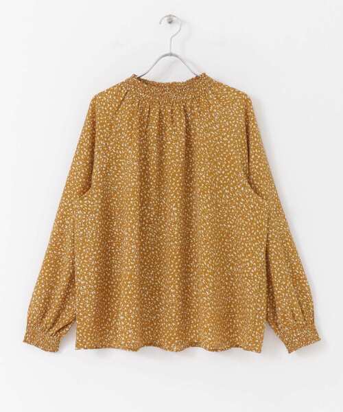 URBAN RESEARCH(アーバンリサーチ)の「ランダムドットシャーリングブラウス(Tシャツ/カットソー・レディース・キャメル/ブラック・FREE)」の22枚目の写真