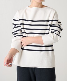 BEARDSLEY | オーガニックコットンボーダープルオーバー(ニット/セーター)