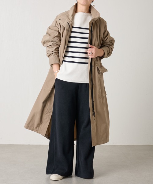 BEARDSLEY（ビアズリー）の「オーガニックコットンボーダープルオーバー（ニット/セーター・レディース・ホワイト/ネイビー・FREE）」の12枚目の写真