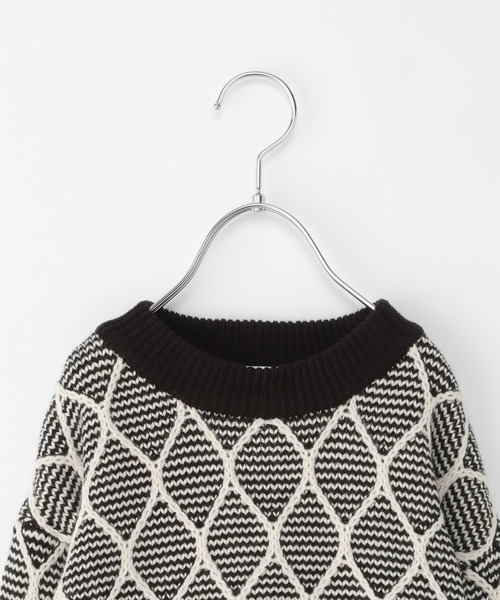 GLOBAL WORK（グローバルワーク）の「【キッズ】アソートガラニットレイヤード/259305（ニット/セーター・キッズ・オフホワイト/ブラック・140cm/100cm/110cm/150cm/130cm/160cm/120cm）」の17枚目の写真