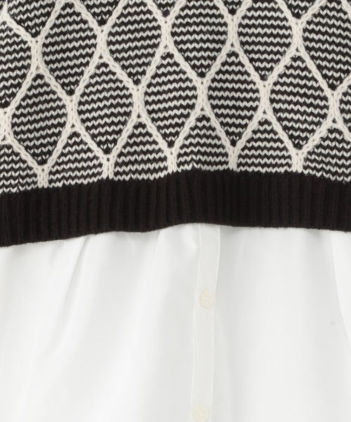 GLOBAL WORK（グローバルワーク）の「【キッズ】アソートガラニットレイヤード/259305（ニット/セーター・キッズ・オフホワイト/ブラック・140cm/100cm/110cm/150cm/130cm/160cm/120cm）」の22枚目の写真