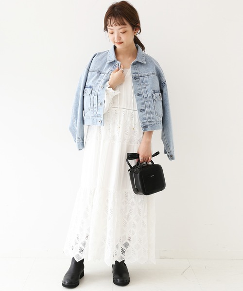 スローブイエナ　LE DENIM Gジャン　春服　春アウター　iena トップス 日本正規代理店です スローブイエナ LE DENIM Gジャン 春服 春