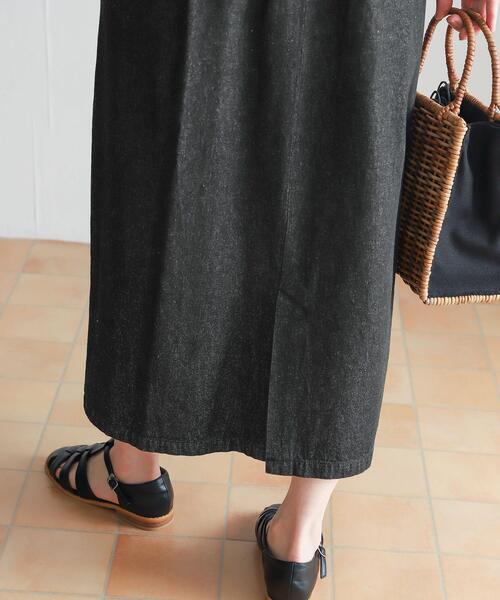 URBAN RESEARCH DOORS（アーバンリサーチドアーズ）の「デニムジャンパースカート（ワンピース・レディース・インディゴブルー/ホワイト系その他/ブラック/ブルー系その他・1/0）」の16枚目の写真