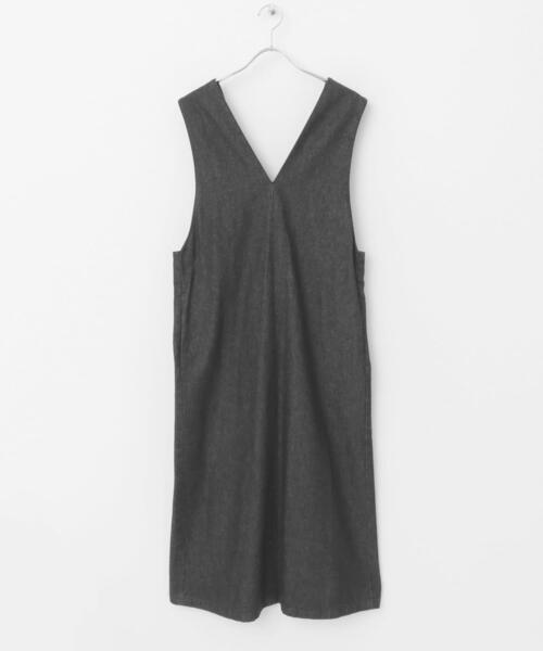 URBAN RESEARCH DOORS（アーバンリサーチドアーズ）の「デニムジャンパースカート（ワンピース・レディース・インディゴブルー/ホワイト系その他/ブラック/ブルー系その他・1/0）」の10枚目の写真