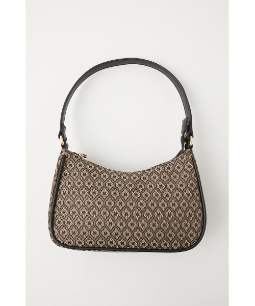 MOUSSY（マウジー）の「MONOGRAM MINI HOBO バッグ（ハンドバッグ・レディース・ベージュ/ブラウン・FREE）」の7枚目の写真