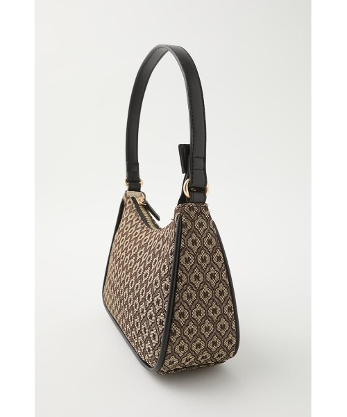 MOUSSY（マウジー）の「MONOGRAM MINI HOBO バッグ（ハンドバッグ・レディース・ベージュ/ブラウン・FREE）」の3枚目の写真