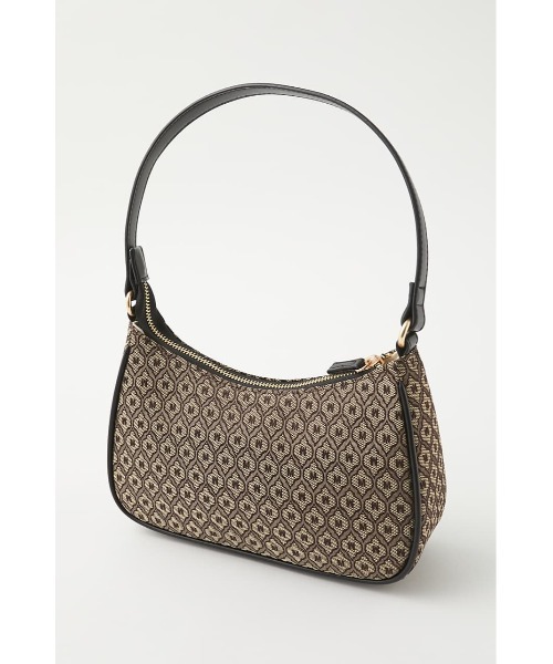 MOUSSY（マウジー）の「MONOGRAM MINI HOBO バッグ（ハンドバッグ・レディース・ベージュ/ブラウン・FREE）」の5枚目の写真