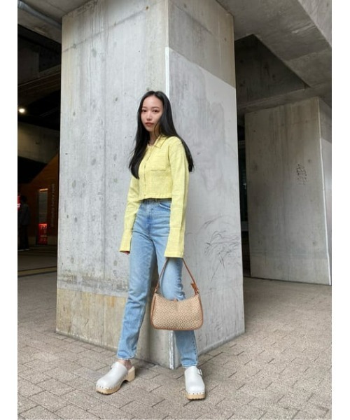MOUSSY（マウジー）の「MONOGRAM MINI HOBO バッグ（ハンドバッグ・レディース・ベージュ/ブラウン・FREE）」の18枚目の写真