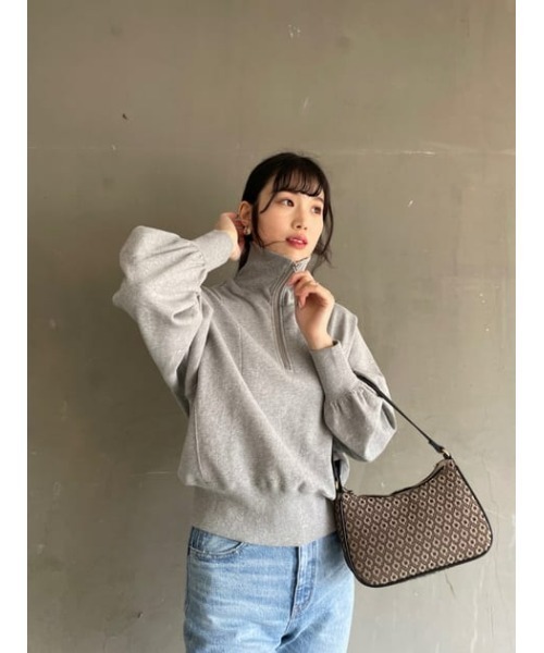MOUSSY（マウジー）の「MONOGRAM MINI HOBO バッグ（ハンドバッグ・レディース・ベージュ/ブラウン・FREE）」の20枚目の写真