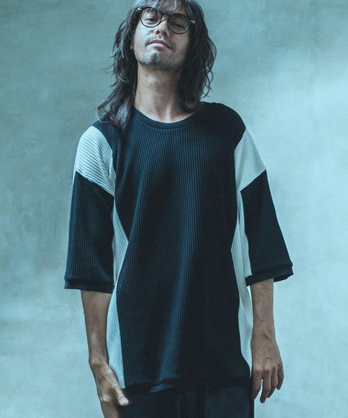 mn2513-フリップサマーニットプルオーバー(MADEINJAPAN)ニット