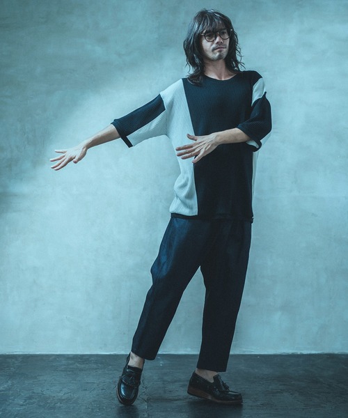 mn2513-フリップサマーニットプルオーバー(MADEINJAPAN)ニット