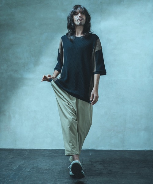 mn2513-フリップサマーニットプルオーバー(MADEINJAPAN)ニット