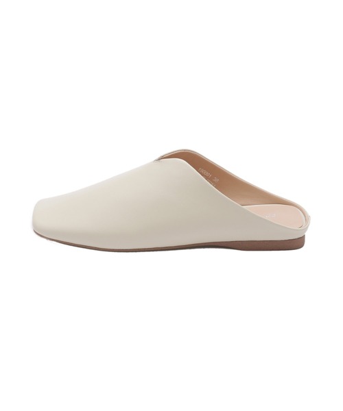 MOHI（モヒ）の「MOHI/スクエアトゥスリッポン（スリッポン・レディース・ブラック/ナチュラル・38/36/37）」の6枚目の写真