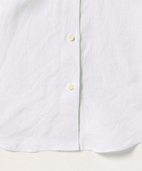 Demi-Luxe BEAMS（デミルクス ビームス）の「luxluft / リネン シャンブレーブラウス（シャツ/ブラウス・レディース・ホワイト/サックスブルー・36/38）」の15枚目の写真