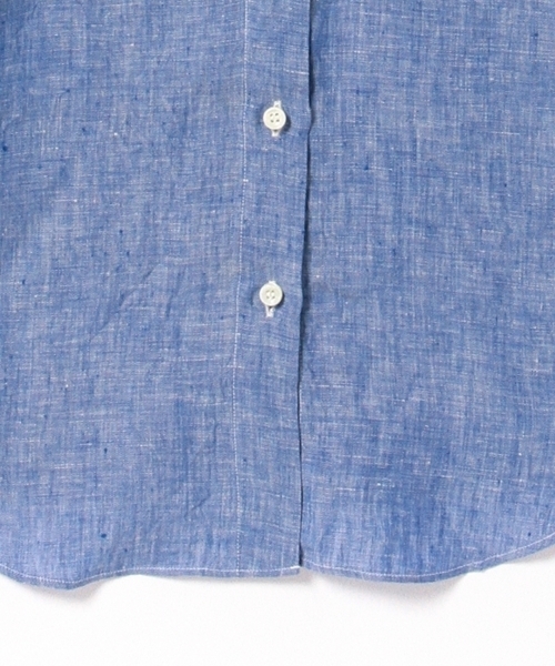 Demi-Luxe BEAMS（デミルクス ビームス）の「luxluft / リネン シャンブレーブラウス（シャツ/ブラウス・レディース・ホワイト/サックスブルー・36/38）」の7枚目の写真