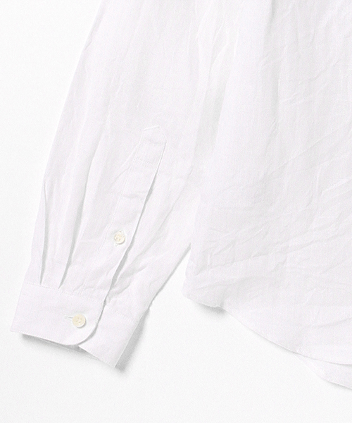 Demi-Luxe BEAMS（デミルクス ビームス）の「luxluft / リネン シャンブレーブラウス（シャツ/ブラウス・レディース・ホワイト/サックスブルー・36/38）」の22枚目の写真