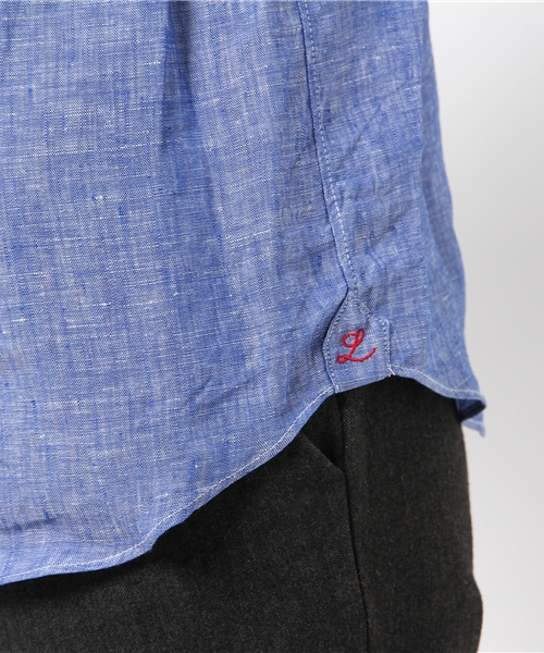 Demi-Luxe BEAMS（デミルクス ビームス）の「luxluft / リネン シャンブレーブラウス（シャツ/ブラウス・レディース・ホワイト/サックスブルー・36/38）」の20枚目の写真