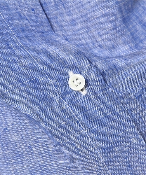 Demi-Luxe BEAMS（デミルクス ビームス）の「luxluft / リネン シャンブレーブラウス（シャツ/ブラウス・レディース・ホワイト/サックスブルー・36/38）」の17枚目の写真