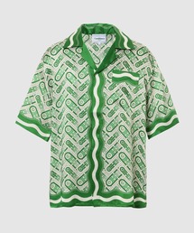 Casablanca（カサブランカ）の「SILK SATIN CUBAN COLLAR SHORT SLEEVE