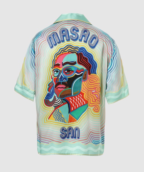 Casablanca（カサブランカ）の「SILK SATIN CUBAN COLLAR SHORT SLEEVE