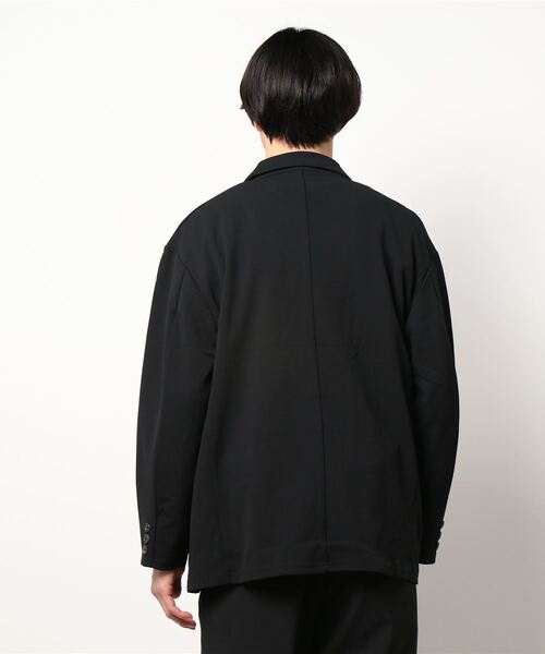 Bling Leads（ブリングリーズ）の「《Bling Leads》梨地　ダブルテーラードジャケット（テーラードジャケット・メンズ・ブラック/ブラウン/グレイッシュベージュ/グレイッシュブルー・MEDIUM/LARGE）」の6枚目の写真