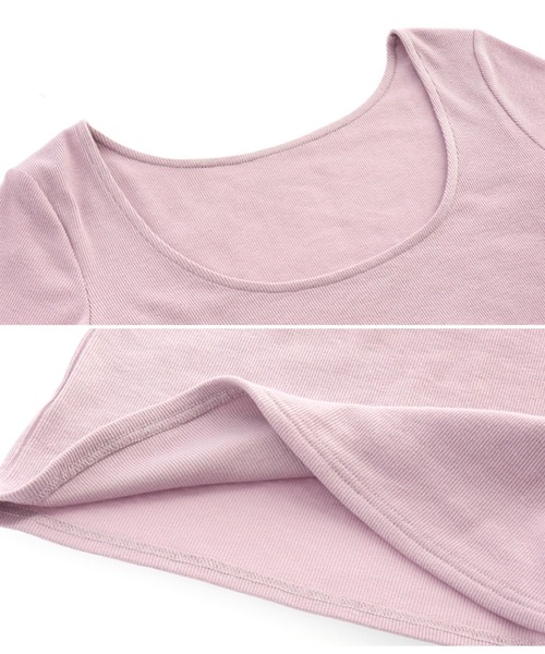 CHILLE(チル)の「バックラウンドリブカットソー(Tシャツ/カットソー・レディース・ピンク/ブラック/ホワイト/ホワイト×ブラック・FREE)」の19枚目の写真