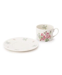 LAURA ASHLEY（ローラアシュレイ）の「バンチェッドロージズ柄　カップ＆ソーサ―（食器）」