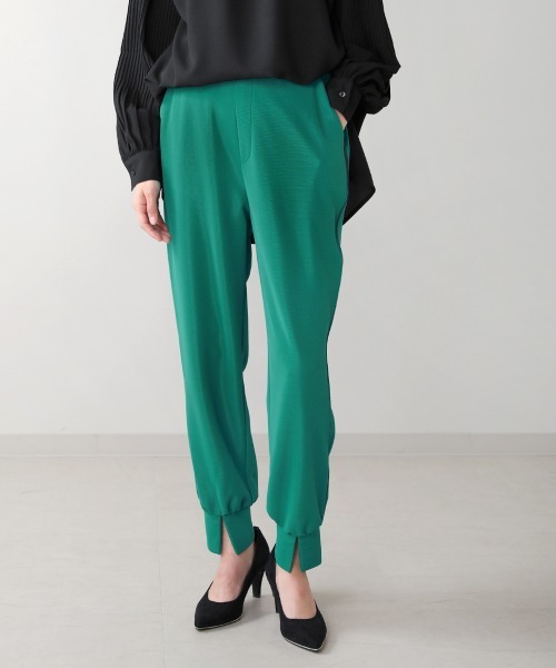 Bou Jeloud（ブージュルード）の「ジョガーパンツ（その他パンツ・レディース・ブラック/オフホワイト/グリーン・38）」の19枚目の写真