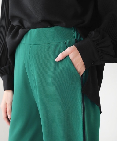 Bou Jeloud（ブージュルード）の「ジョガーパンツ（その他パンツ・レディース・ブラック/オフホワイト/グリーン・38）」の17枚目の写真