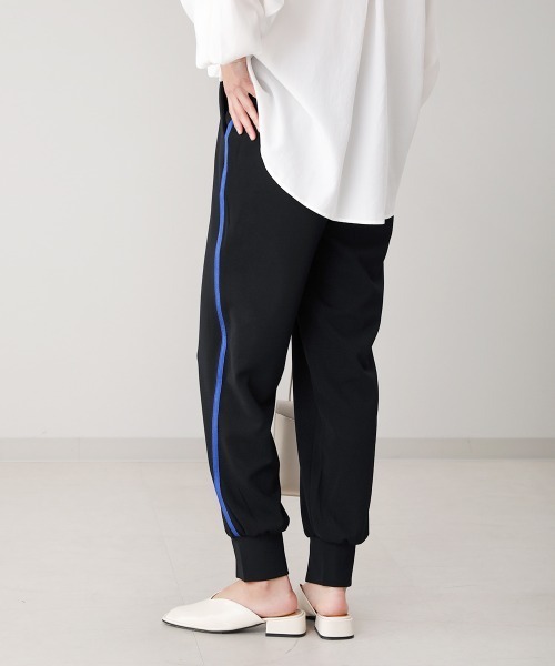 Bou Jeloud（ブージュルード）の「ジョガーパンツ（その他パンツ・レディース・ブラック/オフホワイト/グリーン・38）」の16枚目の写真