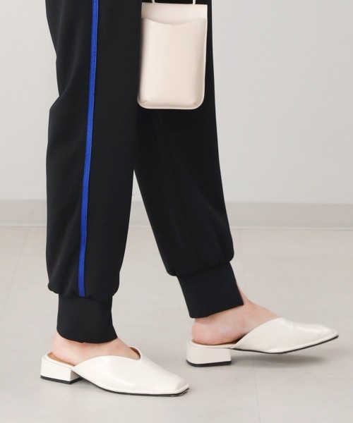 Bou Jeloud（ブージュルード）の「ジョガーパンツ（その他パンツ・レディース・ブラック/オフホワイト/グリーン・38）」の21枚目の写真