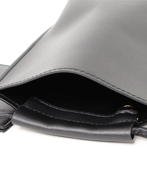 y/m by misato（イムバイミサト）の「ミニマムショルダーBAG（ショルダーバッグ・レディース・ライトグレー/ブラック/モカ・FREE）」の20枚目の写真