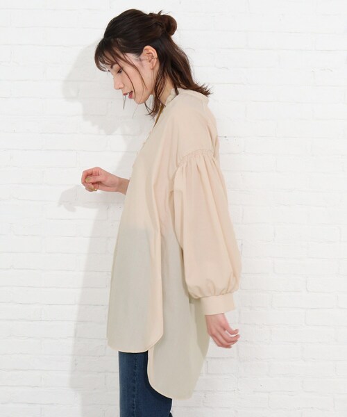 SHOO・LA・RUE(シューラルー)の「◆多ボタンチュニックブラウス(シャツ/ブラウス・レディース・ピンク/ホワイト系/ライトグレー系2/グリーン系/ブルー系2・00)」の22枚目の写真