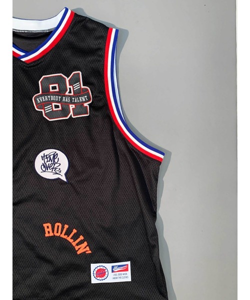 A'gem/エージェム』PATCH BASKET TANK/バスケット タンクトップ