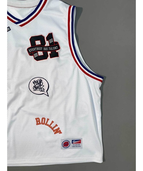 A'gem/エージェム』PATCH BASKET TANK/バスケット タンクトップ