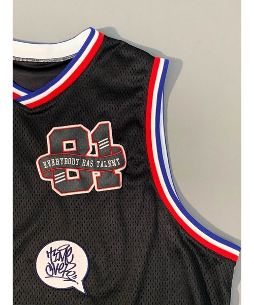 A'gem/エージェム』PATCH BASKET TANK/バスケット タンクトップ