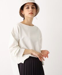 OPAQUE.CLIP | ピマコットン リップルカットソー(Tシャツ/カットソー)