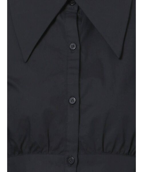 EMODA(エモダ)の「ビッグカラークロップシャツトップ(シャツ/ブラウス・レディース・ホワイト/ブラック/ベージュ・FREE)」の18枚目の写真