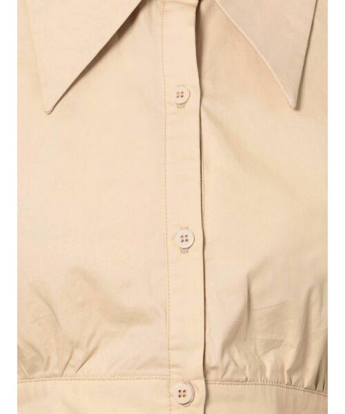 EMODA(エモダ)の「ビッグカラークロップシャツトップ(シャツ/ブラウス・レディース・ホワイト/ブラック/ベージュ・FREE)」の19枚目の写真