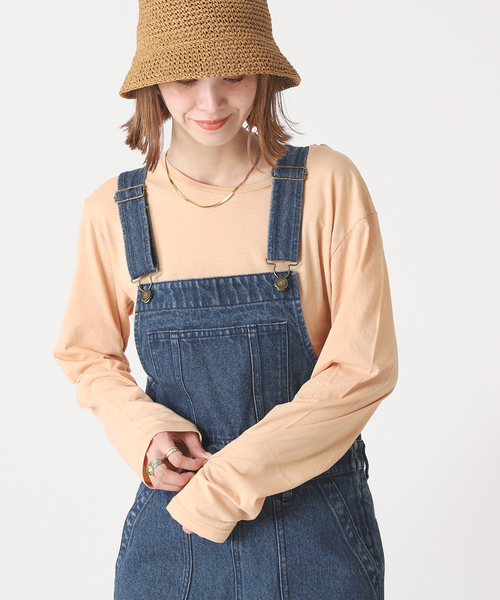 B.C STOCK(ベーセーストック)の「シアー ロング スリーブ TEE(Tシャツ/カットソー・レディース・ブラック/オレンジ/ブルー/アイボリー・FREE)」の12枚目の写真