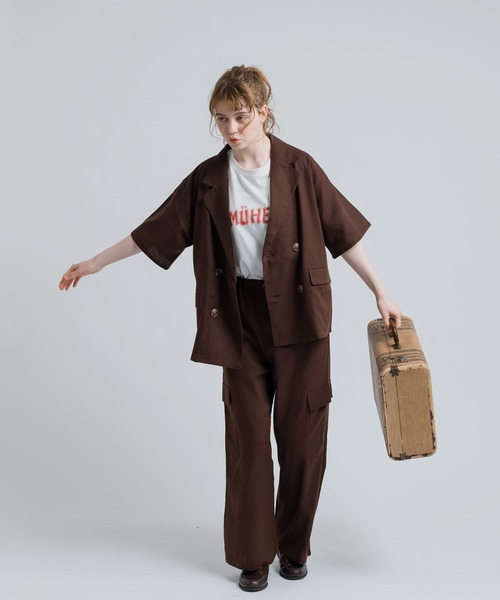 MUHET（ミュエータ）の「リネン混カーゴパンツ（カーゴパンツ・レディース・ネイビー/ブラウン・SMALL/MEDIUM/X-LARGE）」の20枚目の写真