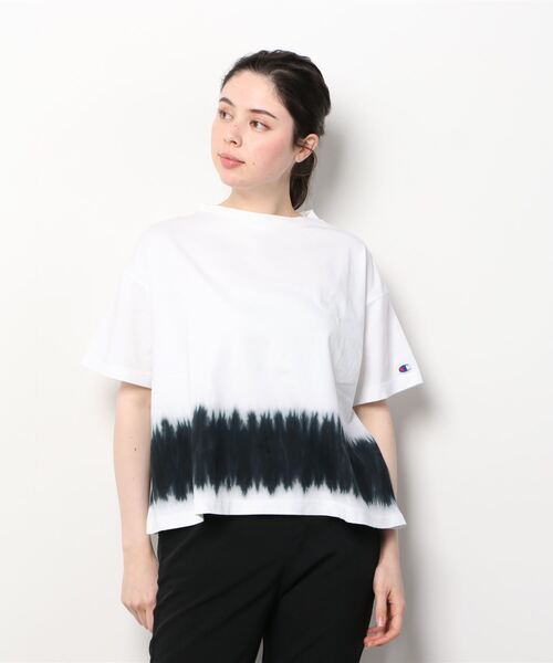 Champion(チャンピオン)の「チャンピオン SHORT SLEEVE T-SHIRT_(Tシャツ/カットソー・レディース・ライラック/ホワイト・M/L)」の2枚目の写真