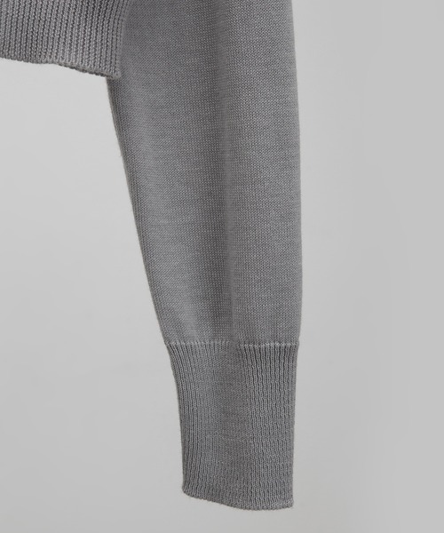 MUYMONA(ムイモナ)の「V-neck pale tone cardigan mmw22s006【MUYMONA】【2022SS】(カーディガン/ボレロ・レディース・ベージュ/ミント/グレー・FREE)」の5枚目の写真