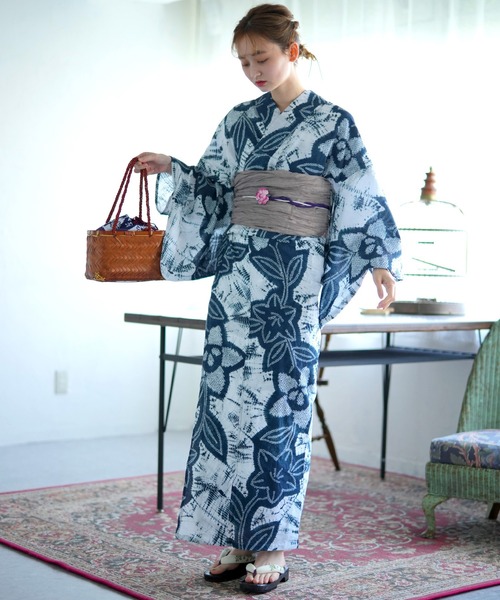 utatane（ウタタネ）の「有松絞り浴衣3点セット（浴衣）」 - WEAR