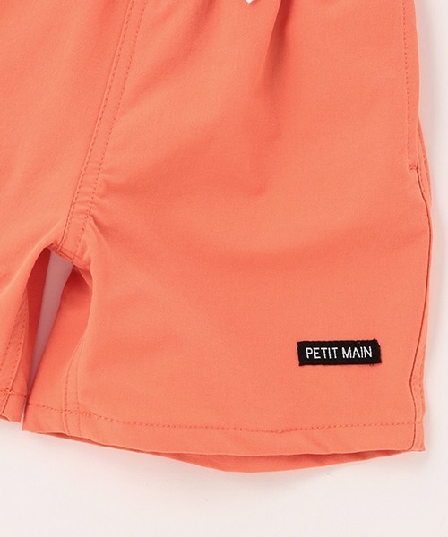 petit main（プティマイン）の「【水陸両用・吸水速乾】ハーフパンツ【SWIM】（スラックス・キッズ・ネイビー/オレンジ/ベージュ/ライトグリーン・100cm/130cm/90cm/110cm/120cm/80ｃｍ）」の10枚目の写真