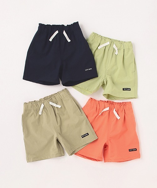 petit main（プティマイン）の「【水陸両用・吸水速乾】ハーフパンツ【SWIM】（スラックス・キッズ・ネイビー/オレンジ/ベージュ/ライトグリーン・100cm/130cm/90cm/110cm/120cm/80ｃｍ）」の15枚目の写真