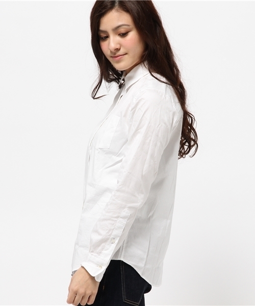 MYSELF ABAHOUSE(マイセルフアバハウス)の「オックスレギュラーシャツ(シャツ/ブラウス・レディース・ホワイト/ピンク/イエロー・SMALL/MEDIUM)」の5枚目の写真