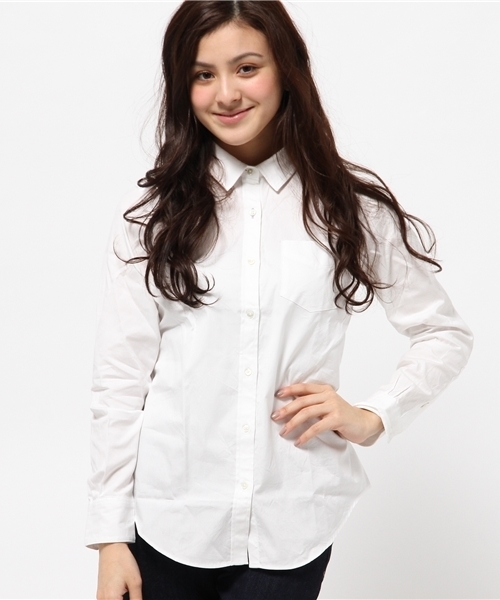 MYSELF ABAHOUSE(マイセルフアバハウス)の「オックスレギュラーシャツ(シャツ/ブラウス・レディース・ホワイト/ピンク/イエロー・SMALL/MEDIUM)」の12枚目の写真