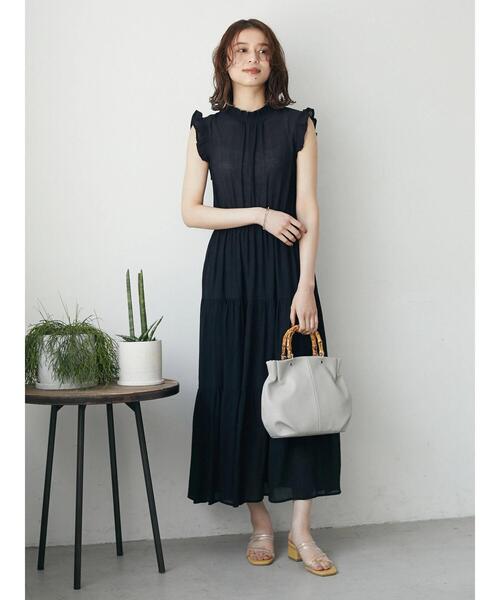 ELENCARE DUE（エレンカーレデュエ）の「・ELENCARE DUE ヨウリュウティアードワンピ（ワンピース・レディース・ブルー/イエロー/ブラック・FREE）」の5枚目の写真